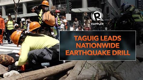 IN PHOTOS: Earthquake drill in Taguig .